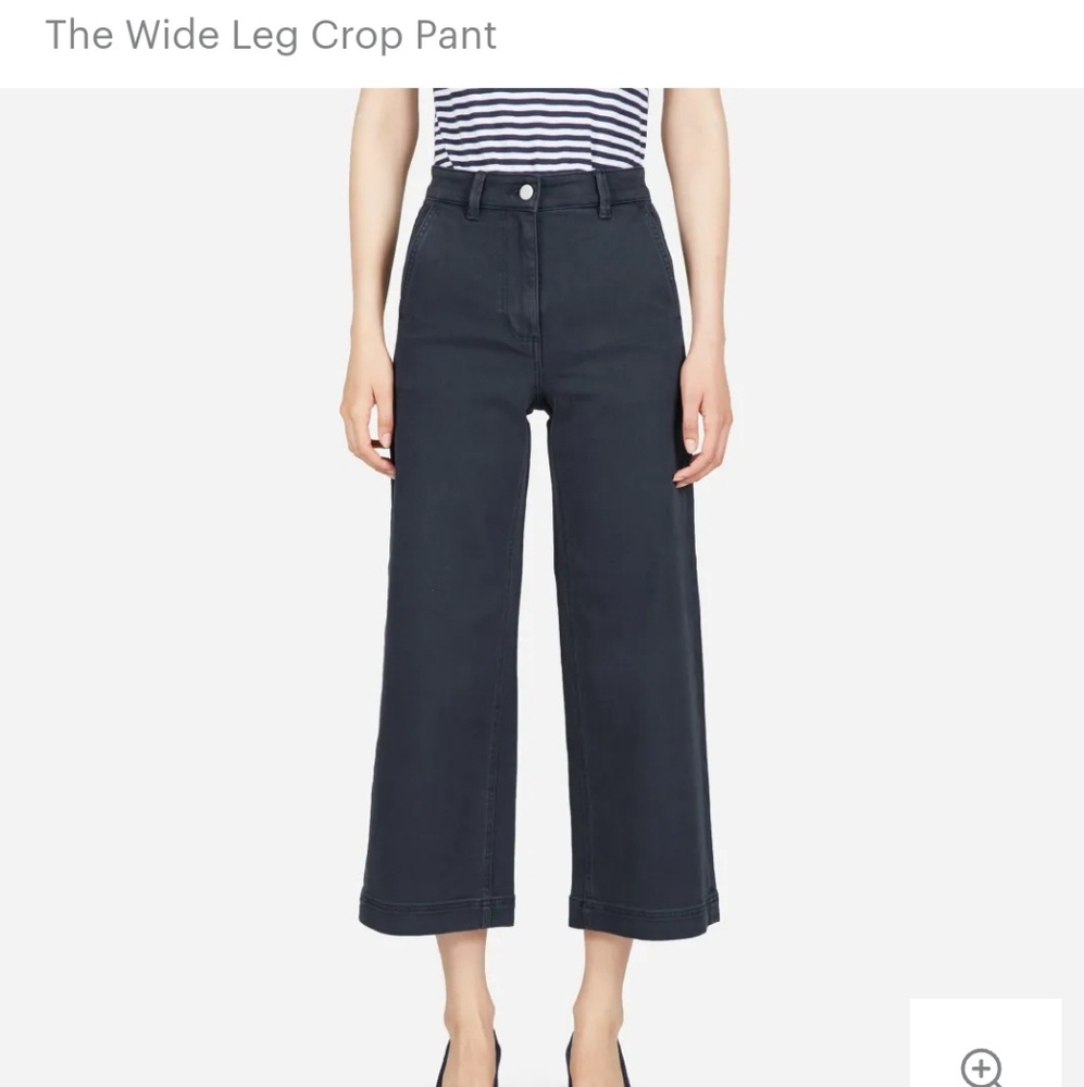 EVERLANE  Wide Leg Crop Denim